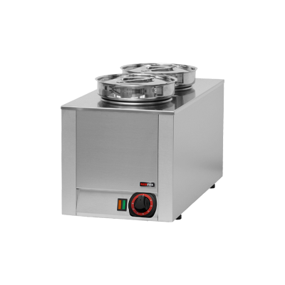 Vodní lázně s kulatými gastronádobami